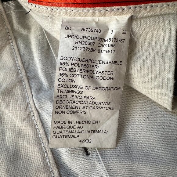 Dickies Pants Mens 42x31 High Rise Cargo Navy Blue Pockets - Picture 6 of 13